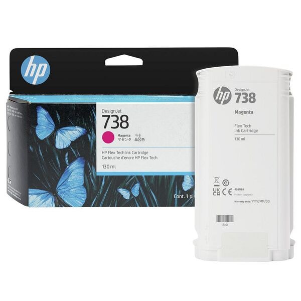 HP Tintenpatrone »HP 498N6A« HP 738 pink Image