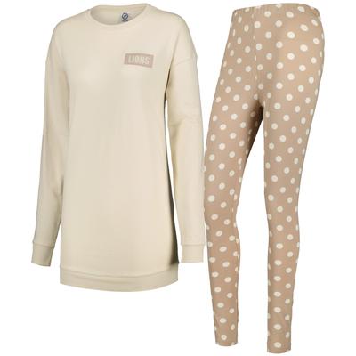 Millwall Snuggle Polka Dot Pyjama – Beige – Damen Image