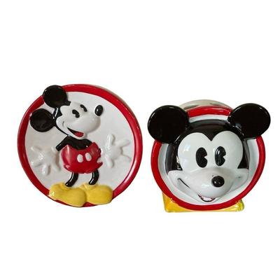 Disney Bath | Disney Mickey Mouse Soap Dish And Toothbrush Holder | Color: Red/White | Size: Os