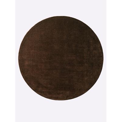 Teppich HEINE HOME Gr. 4, braun (mocca), B:120cm H:15mm L:180cm, Wolle, Teppiche Image