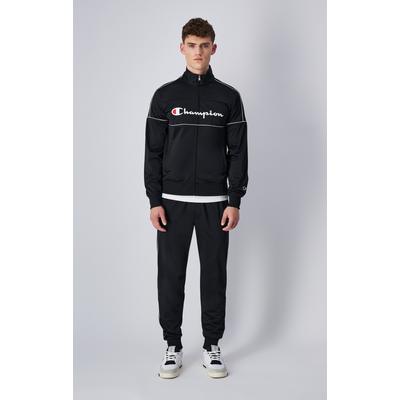 Trainingsanzug CHAMPION, Herren, Gr. XL (56/58), nbk, nbk, wht, Obermaterial: 100% Polyester, sportlich, Sportanzüge