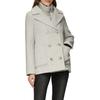 Cabanjacke S.OLIVER, Damen, Gr. 42, weiß (sanftes weiß melange), Obermaterial: 69% Polyester, 27% Wolle, 4% Polyamid. Futter: 100% Polyester, meliert, casual, regular fit taillenbedeckt, ohne Ausschnitt, Langarm gerader Abschluss, Jacken, mit...