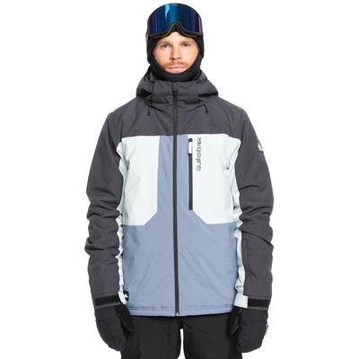Outdoorjacke QUIKSILVER "DAWSON JK", Herren, Gr. XL, blau (flint stone), Obermaterial: 100% Polyester, sportlich, Jacken Image