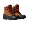 Winterstiefel THE NORTH FACE "Y CHILKAT V LACE WP", Damen, Gr. 32, braun (almond butter), Leder, sportlich, Schuhe, Snowboots, Winterboots, Winterschuhe, wasserdicht