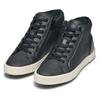 Sneaker GEOX "D BLOMIEE G", Damen, Gr. 38, schwarz, Lederimitat, Leder, sportlich, Schuhe, High Top Sneaker, Schnürboots, Winterboots mit wärmendem Futter