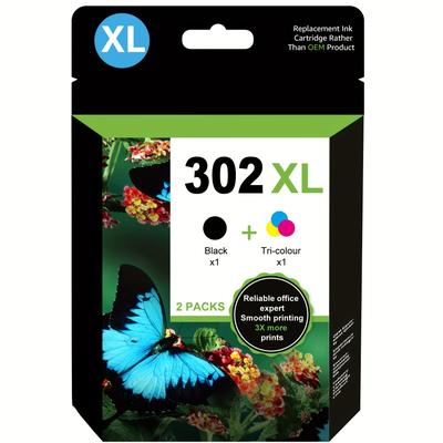 TEMU 302xl Ink Cartridges Replacement For 302 Printer Cartridges Multipack For 302 Xl 3630 3636 3638 3639 1110 2130 3633 4525 4520 4522 4527 3831 3830 3833 5230,