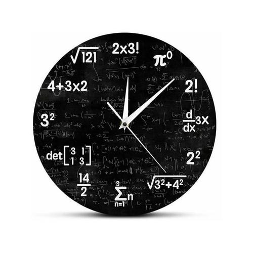 Dolaso - Uhr, Mathematik-Wanduhr, Mathematik-Uhr, Abschlussgeschenk, Kinder, Formel, Mathematik,