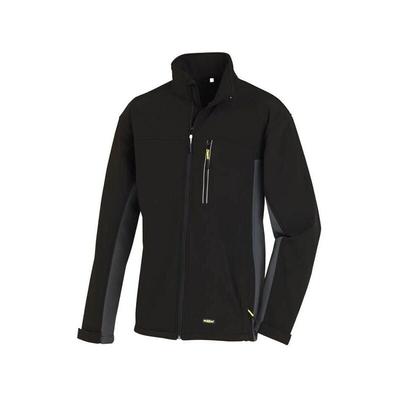 teXXor® Softshell-Jacke SKAGEN schwarz/grau 94% Poly, 6% Elast. 4141-3XL Gr.3XL