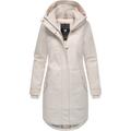 Wintermantel RAGWEAR "Jannisa Coat", Damen, Gr. L (40), beige (ecru), Obermaterial: 100% Polyester, Innenfutter: 100% Polyester, Wattierung: 100% Polyester, klassisch, tailliert ca. Mitte Oberschenkel, hoch geschlossener Ausschnitt, Langarm Ärmel...