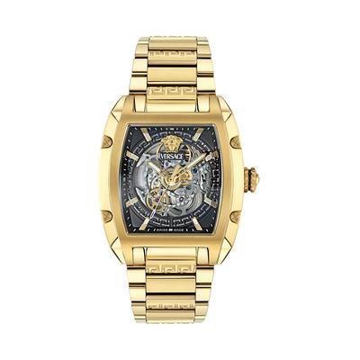 Versace Dominus Skeleton Watch, 42mm x 50mm - Black/Gold
