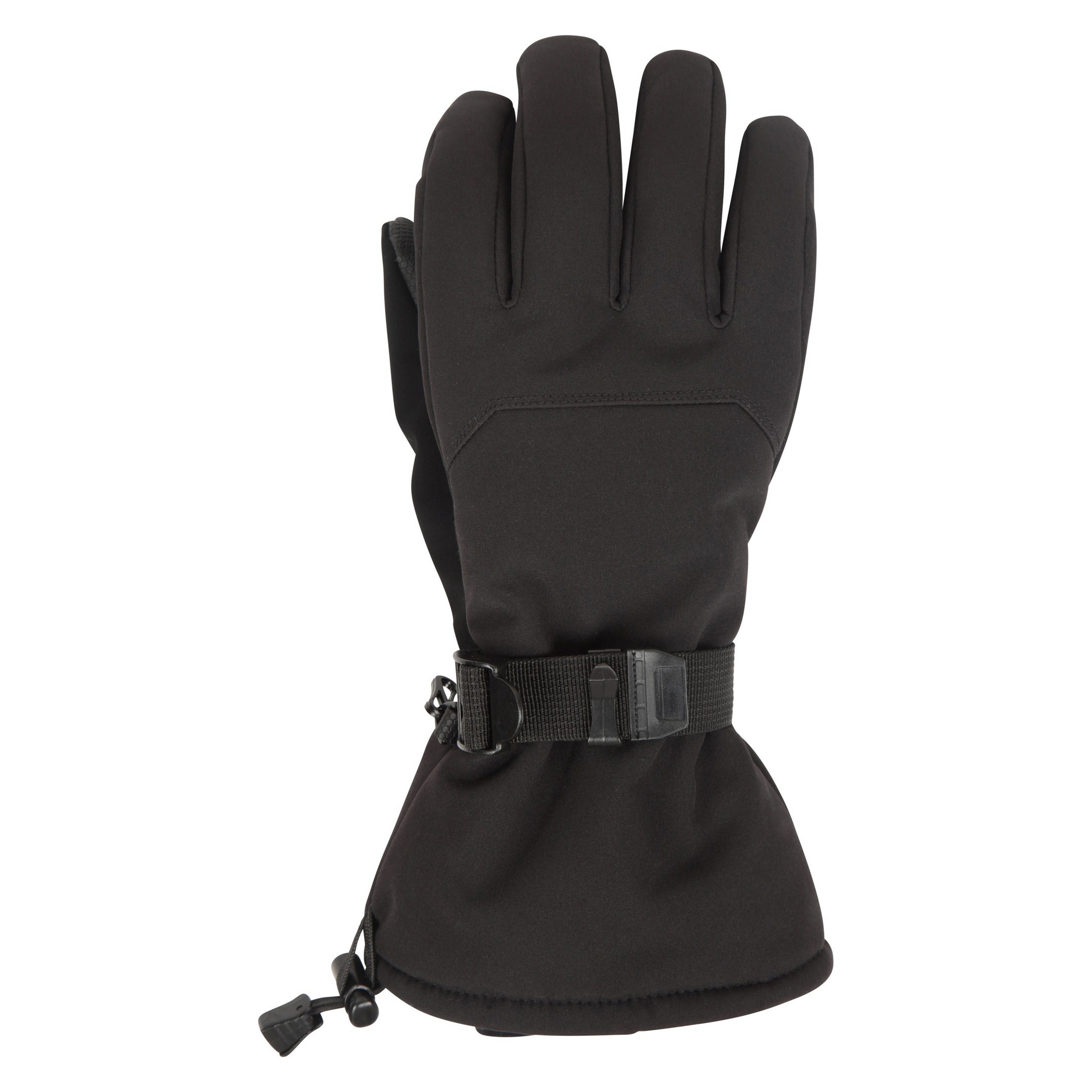Mountain Warehouse Herren Extreme Wasserdichte Softshell Ski-Handschuhe (Schwarz) Image