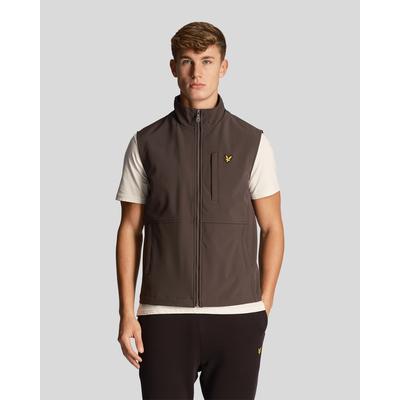 Lyle & Scott Softshell-Gilet für Herren in Grau