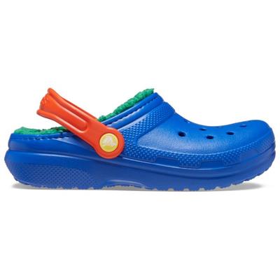 Crocs - Kid's Classic Lined Clog - Hüttenschuhe US J4 | EU 36-37 blau