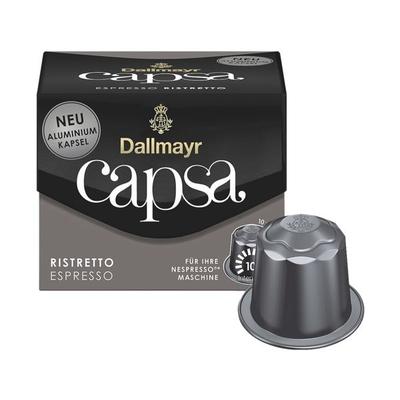 Kaffeekapseln »capsa Espresso Ristretto« für Nespresso® braun, Dallmayr