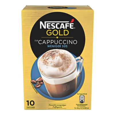 Nestle Löslicher Cappuccino »Nescafé GOLD« weniger süß gold