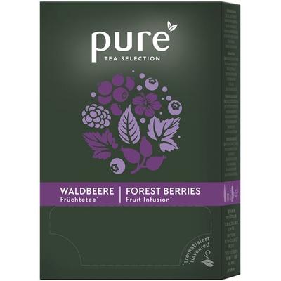 Früchtetee »Waldbeere« Tassenportion, kuvertiert, 25er-Pack, Pure Tea Selection