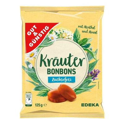 Bonbons »Kräuter zuckerfrei« 125g, Gut und Günstig