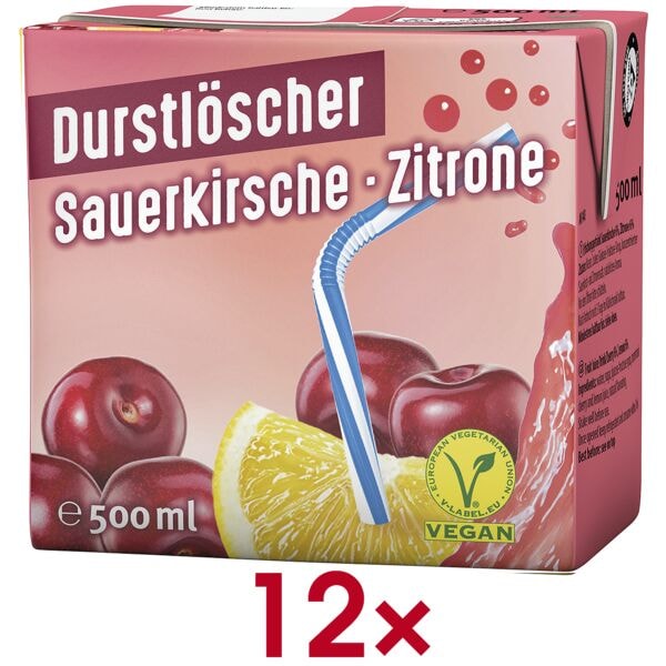 Durstlöscher 12er-Pack Durstlöscher »Sauerkirsch-Zitrone« Image