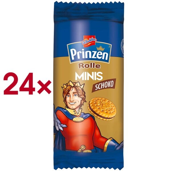 DeBeukelaer Prinzen Rolle 24er-Pack Doppelkekse »Minis Schoko« Portionspackungen Image