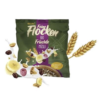 Hellma 40er-Pack Bio Früchte Müsli »Feine Flocken« 40x45g