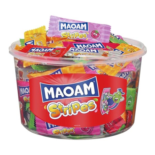 MAOAM 100er-Pack Kaubonbon »Mini Stripes« Image