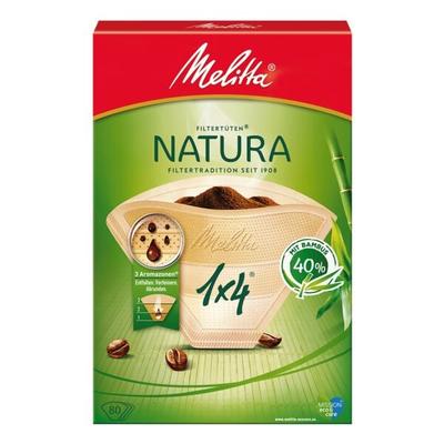 Filtertüten® »Natura 1x4« braun 80 Stück braun, Melitta