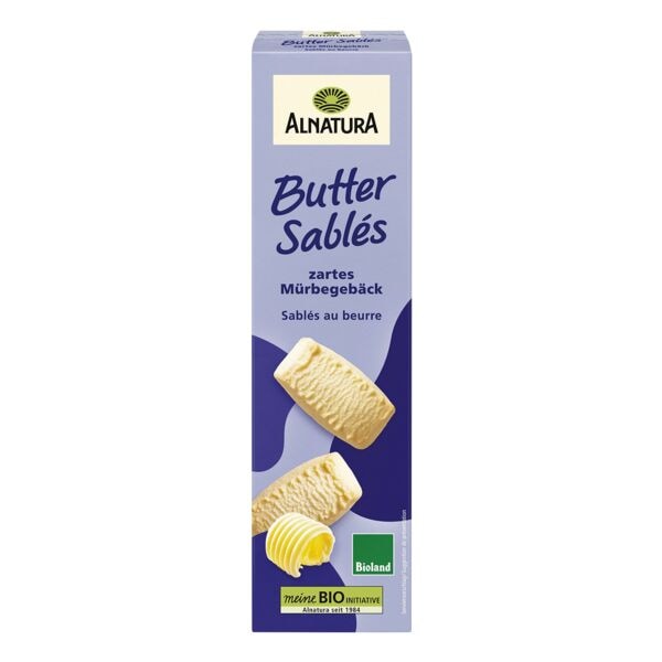 Alnatura Bio Mürbegebäck »Butter Sablés« 110 g Image