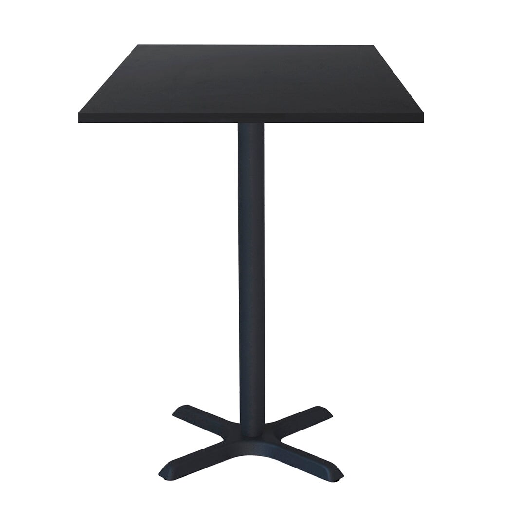 Restootab Stehtisch Dina 60x60cm - Modell Schwarz Image