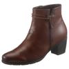 Stiefelette GABOR, Damen, Gr. 35, braun (cognac), Kalbsleder, used, klassisch, Schuhe, Trichterabsatz, Ankleboots mit Hovercraft Luftkammer-Laufsohle