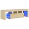 vidaXL TV-Schrank mit LED-Beleuchtung Sonoma-Eiche 140x36,5x40 cm