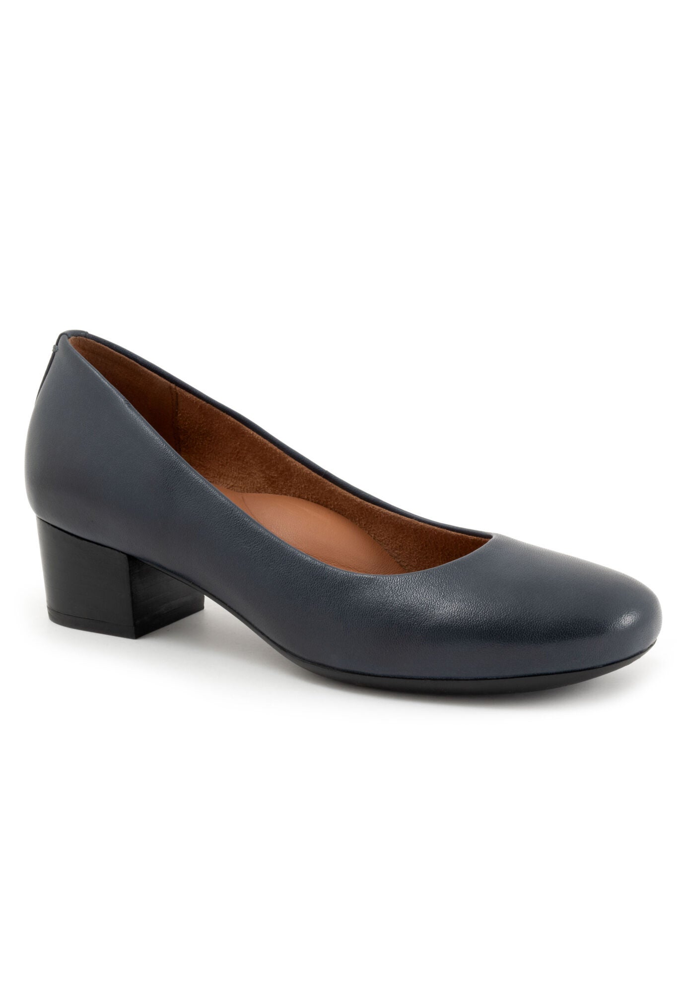 Women's Lynn Heeled Pump by SoftWalk in Navy (Size 6 M)