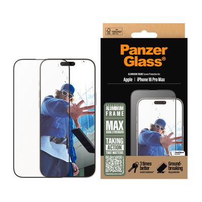 PANZERGLASS Displayschutzglas "Aluminum Frame Screen Protection", transparent, B:10,80cm H:1,20cm T:19,50mm, Displayfoli