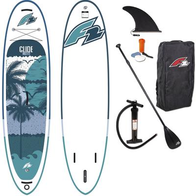 SUP-Board F2 "Glide Move" Wassersportboards Gr. 10,5 329cm, blau (petrol)