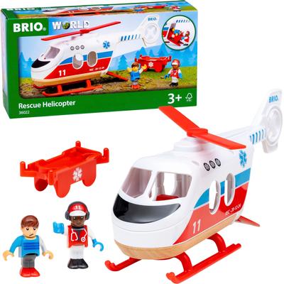 Spielzeug-Hubschrauber BRIO "BRIO WORLD, Rettungshubschrauber" Spielzeugfahrzeuge bunt Kinder FSC- schützt Wald - weltweit