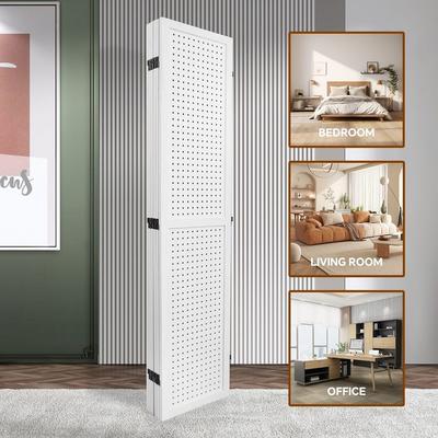 4/6/8-Panel Folding Room Divider Freestanding Privacy Screen Panels for Indoor Bedroom Office