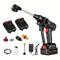 TEMU Cordless Portable Power Washer - 452psi Battery Powered Pressure Washer, 1.3gpm Handheld Pressure Washer With Nozzles, Rechargeable High-pressure Car Washer For Car Washing/home/floor