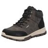 Winterboots RIEKER, Herren, Gr. 47, braun (braun, kombiniert), Textil, Synthetik, sportlich, Schuhe, mit komfortabler SoftFoam-Innensohle, Freizeitschuh, Schnürschuh