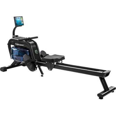 Rudergerät CHRISTOPEIT SPORT "Wasserrudergerat WP 2000", schwarz, Rudergeräte, ohne Unterlegmatte, Rudermaschine, 16 Widerstandsstufen, B:53cm H:90cm L:191cm