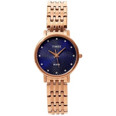 Timex Dress roségold Damen Armbanduhr TW2T38600