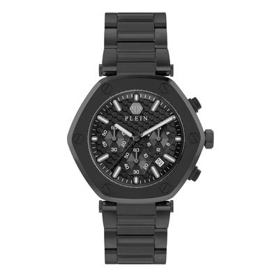 Philipp Plein The Hexagon Chrono Schwarz Herren Armbanduhr PWZBA0623