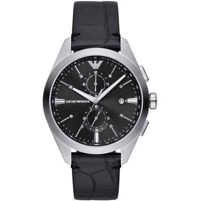 Emporio Armani Claudio Schwarz Herren Armbanduhr AR11542