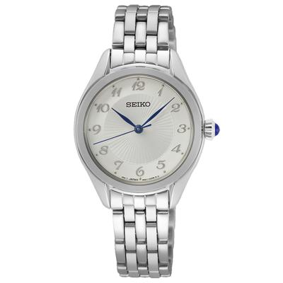 Seiko Silber Damen Armbanduhr SUR379P1