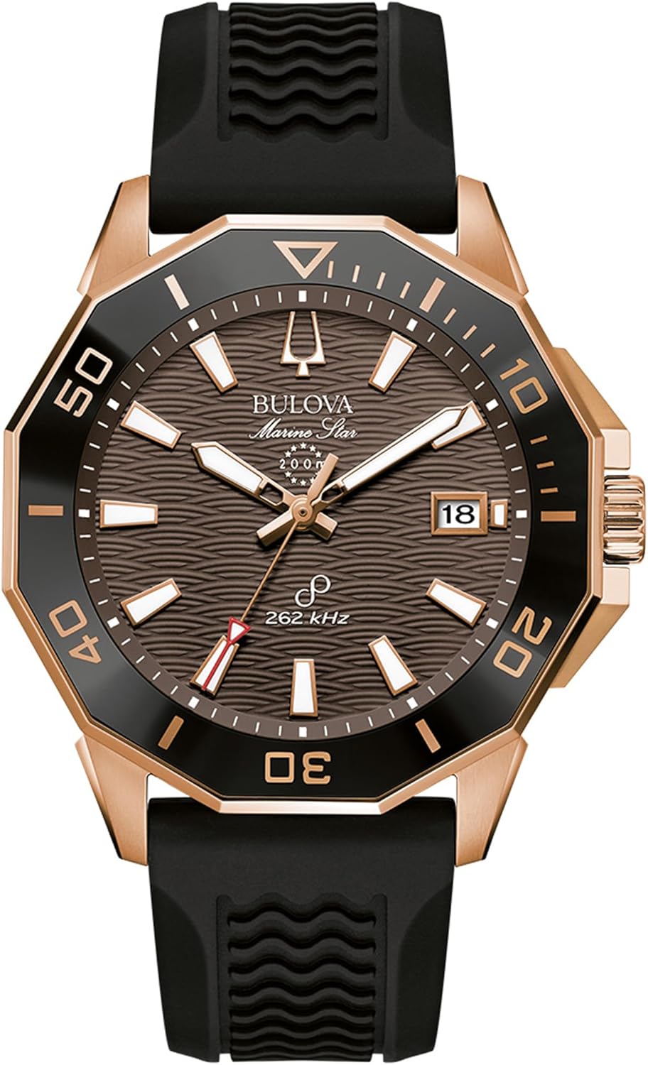 Bulova Marine Star Herren Schwarz Uhr 98B421 Image