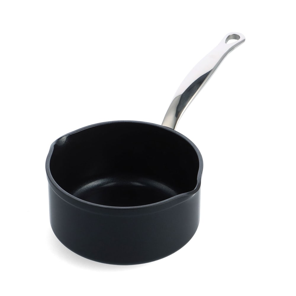 Casserole Bec Verseur Barcelona pro 16 cm sans couvercle noir en