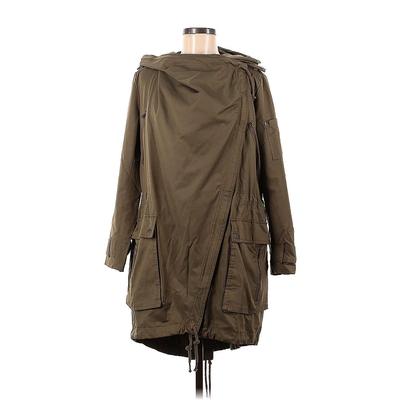 ASOS Trenchcoat: Green Jackets & Outerwear - Women's Size 6