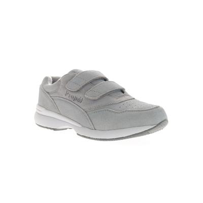 Women's Tour Walker Strap Sneaker by Propet in Grey Suede (Size 7 N)