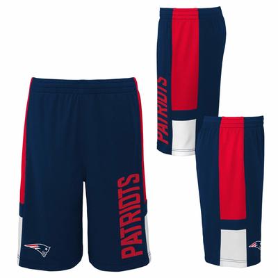 New England Patriots Lateral Mesh Performance Short - Junior Image