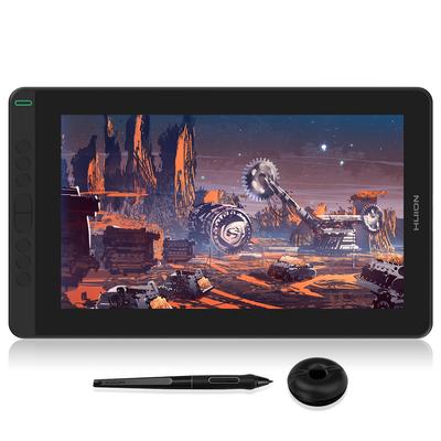 TEMU Huion 13 Full-laminated Drawing Tablet With Screen, Tablet With Battery-free Stylus, 13.3-inch Graphic Drawing Monitor For Design, Editing, , Work With , Pc & Mobile, Black