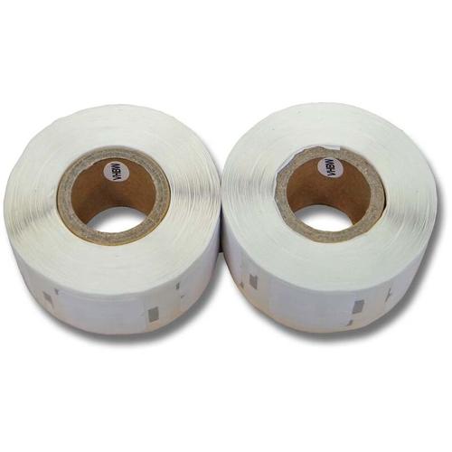 Set 2x Etiketten-Rolle 12mm x 24mm (1000 Etiketten) Ersatz für Dymo 11353 für Etiketten-Drucker