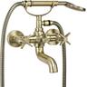 Neuesbad Serie 400 Wannenarmatur mit Brauseset, Oberfläche: messing NB1DEBQT_M11D1